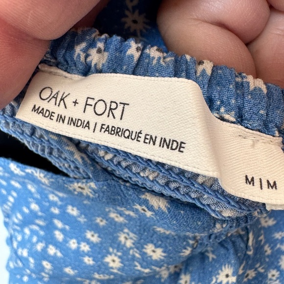 Oak+Fort Floral Mini Dress Blue - Picture 5 of 11